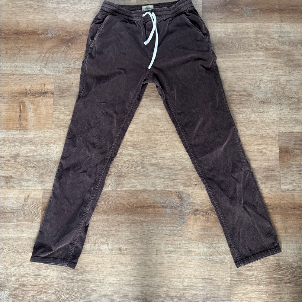 Marine Layer Saturday cord pant corduroy brown medium pants
